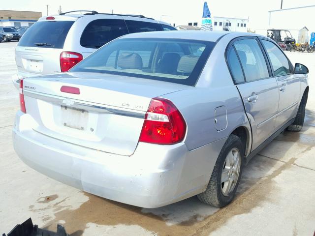 1G1ZT52884F103371 - 2004 CHEVROLET MALIBU LS ვერცხლისფერი ფოტო 4