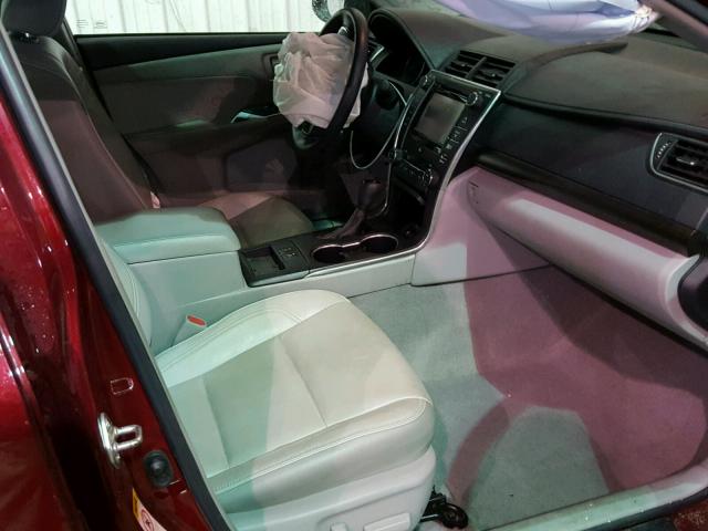 4T1BF1FK8FU902284 - 2015 TOYOTA CAMRY LE 栗色 照片 5