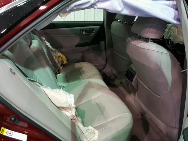 4T1BF1FK8FU902284 - 2015 TOYOTA CAMRY LE 栗色 照片 6