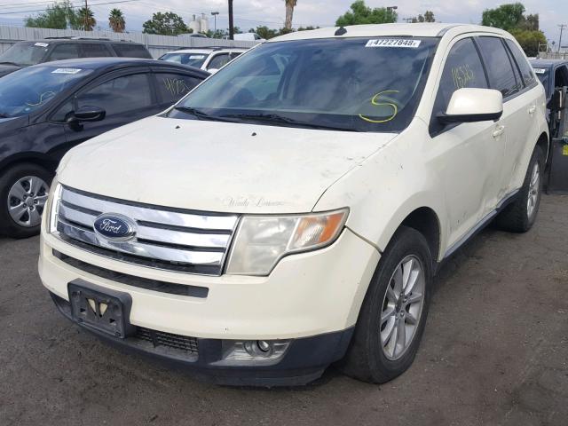 2FMDK39C87BB64711 - 2007 FORD EDGE SEL P WHITE photo 2