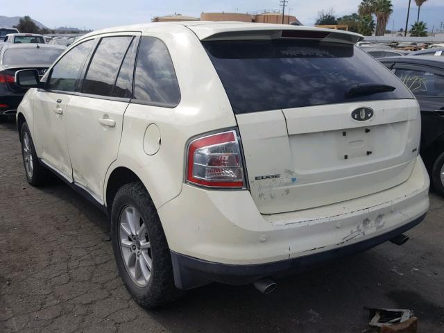 2FMDK39C87BB64711 - 2007 FORD EDGE SEL P WHITE photo 3