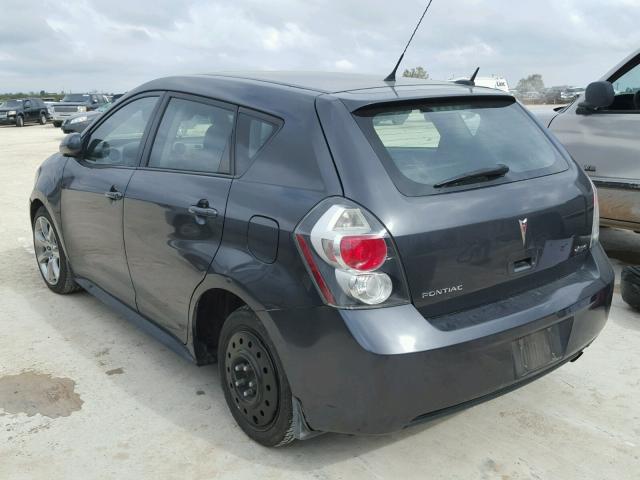 5Y2SP67099Z441342 - 2009 PONTIAC VIBE BLACK photo 3