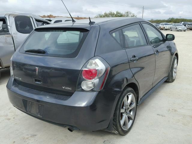 5Y2SP67099Z441342 - 2009 PONTIAC VIBE BLACK photo 4