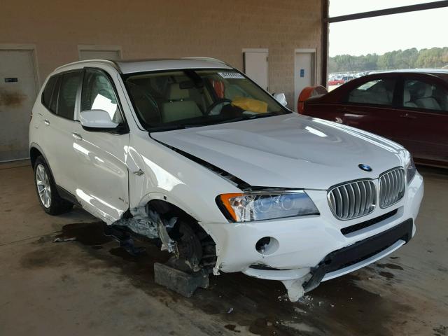5UXWX9C53D0A20042 - 2013 BMW X3 XDRIVE2 Белый фото 1