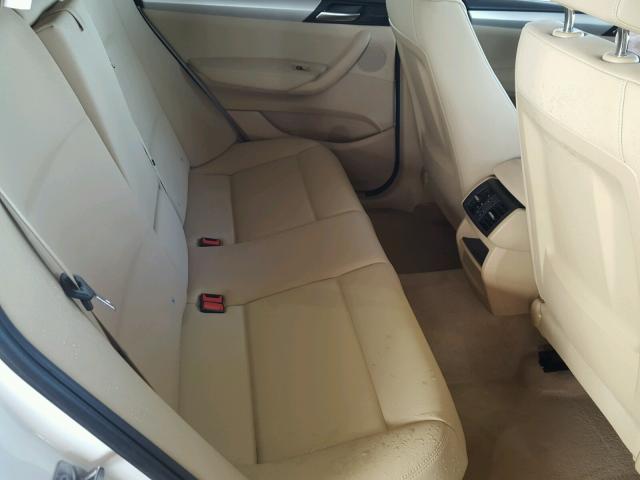 5UXWX9C53D0A20042 - 2013 BMW X3 XDRIVE2 Белый фото 6