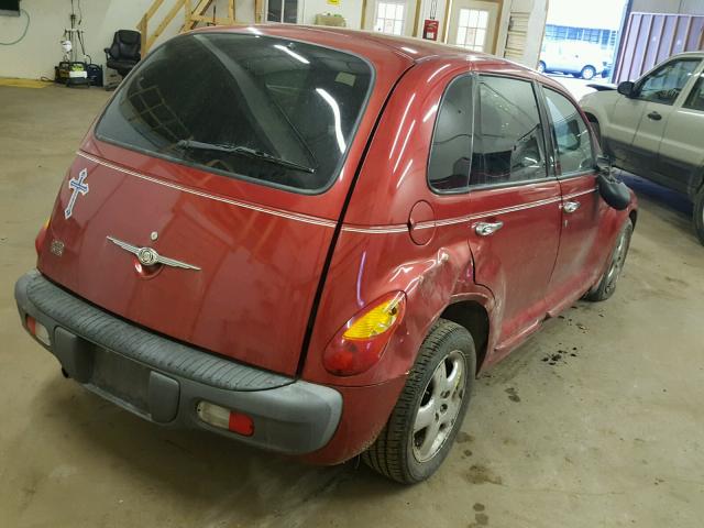 3C8FY68B82T229820 - 2002 CHRYSLER PT CRUISER RED photo 4