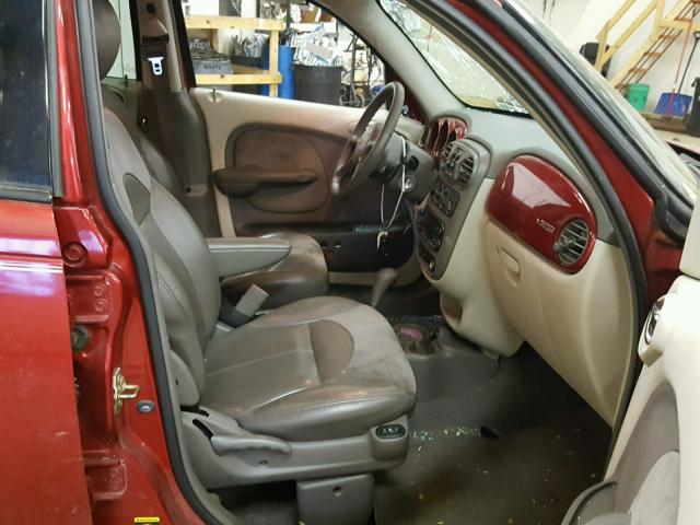 3C8FY68B82T229820 - 2002 CHRYSLER PT CRUISER RED photo 5