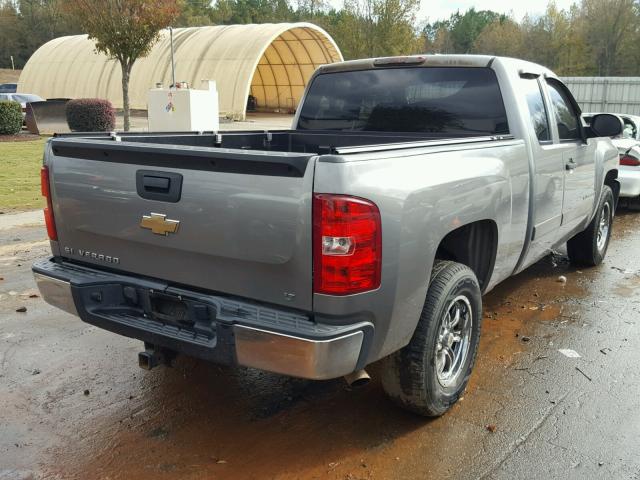 2GCEC19J571644560 - 2007 CHEVROLET SILVERADO GRAY photo 4