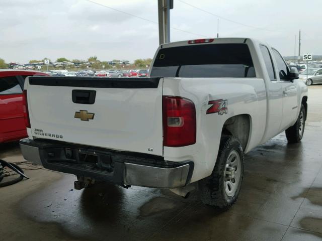 1GCEK29J09Z252623 - 2009 CHEVROLET SILVERADO WHITE photo 4