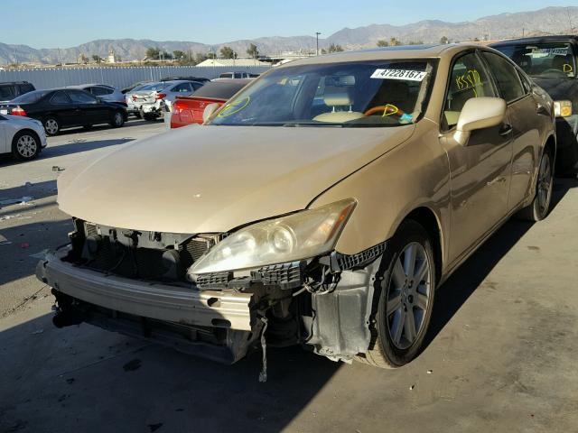 JTHBJ46G072016200 - 2007 LEXUS ES 350 GOLD photo 2