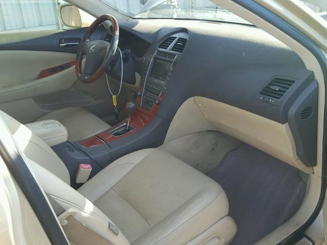 JTHBJ46G072016200 - 2007 LEXUS ES 350 GOLD photo 5