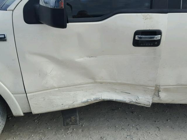 1FTPW12V77FB29842 - 2007 FORD F150 SUPER WHITE photo 9