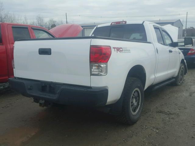 5TFUY5F18AX110794 - 2010 TOYOTA TUNDRA DOU WHITE photo 4