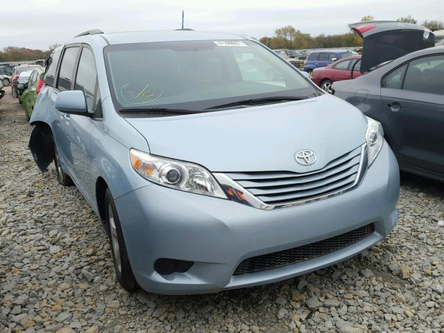 5TDKK3DC3GS761413 - 2016 TOYOTA SIENNA BLUE photo 1