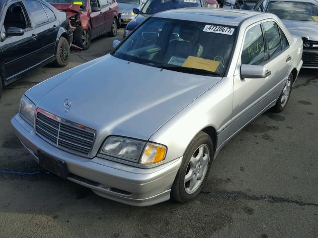 WDBHA24G2XA732538 - 1999 MERCEDES-BENZ C 230 SILVER photo 2