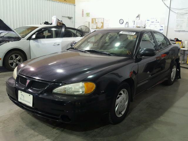 1G2NE52E35M201358 - 2005 PONTIAC GRAND AM S BLACK photo 2