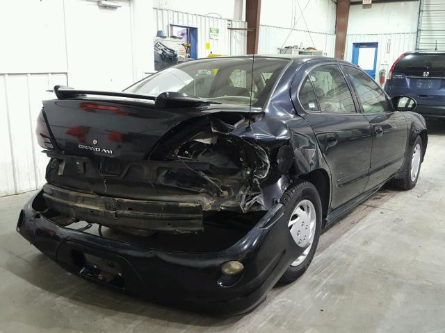 1G2NE52E35M201358 - 2005 PONTIAC GRAND AM S BLACK photo 4