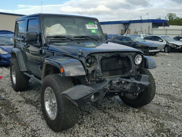 1C4AJWBG2CL103146 - 2012 JEEP WRANGLER S BLACK photo 1