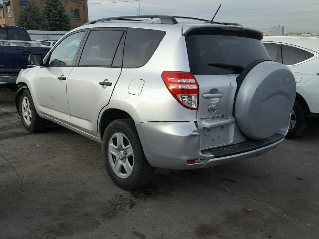 2T3BF4DV9AW069108 - 2010 TOYOTA RAV4 SILVER photo 3