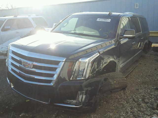 1GYS4HKJXHR184270 - 2017 CADILLAC ESCALADE E BLACK photo 2