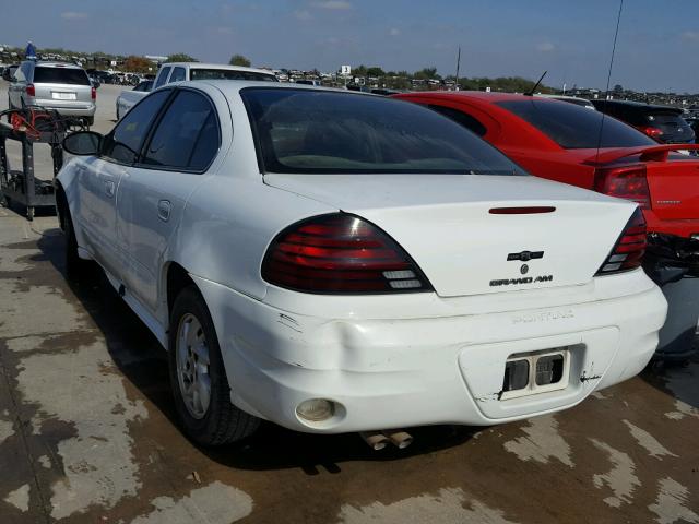 1G2NG52E24M503510 - 2004 PONTIAC GRAND AM S WHITE photo 3