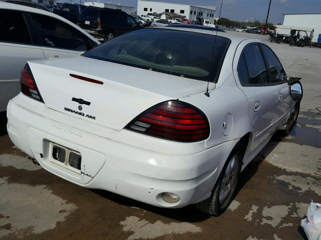 1G2NG52E24M503510 - 2004 PONTIAC GRAND AM S WHITE photo 4