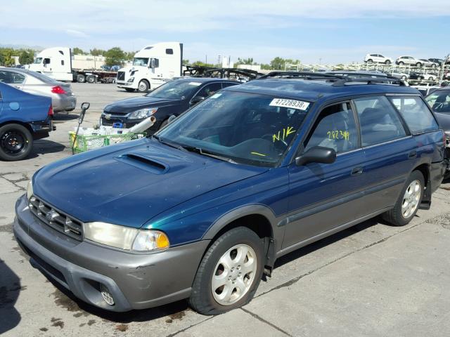 4S3BG6856W6660654 - 1998 SUBARU LEGACY 30T GREEN photo 2