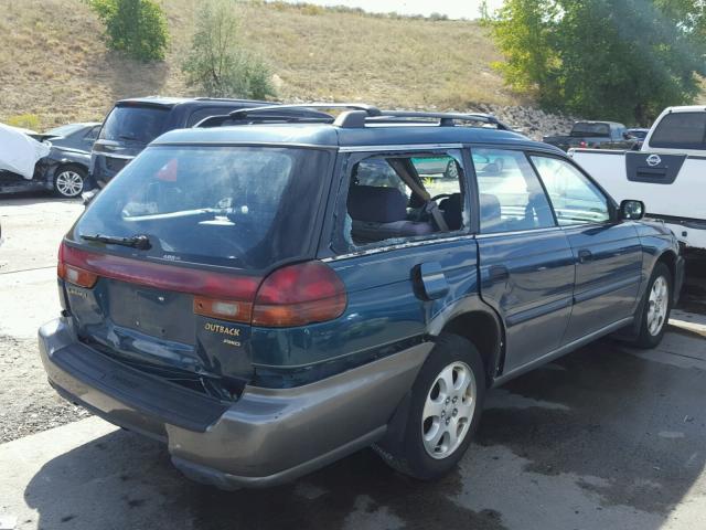 4S3BG6856W6660654 - 1998 SUBARU LEGACY 30T GREEN photo 4