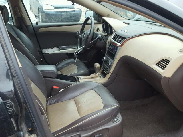 1G1ZK57B29F134873 - 2009 CHEVROLET MALIBU LTZ შავი ფოტო 5