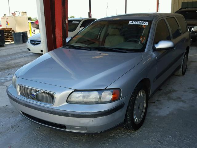 YV1SW61R611095841 - 2001 VOLVO V70 GRAY photo 2