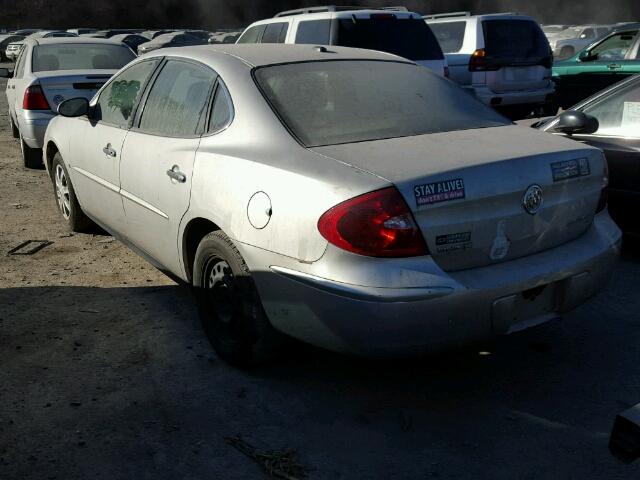 2G4WC582171120467 - 2007 BUICK LACROSSE C SILVER photo 3