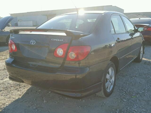 1NXBR32E56Z669015 - 2006 TOYOTA COROLLA CE BLACK photo 4