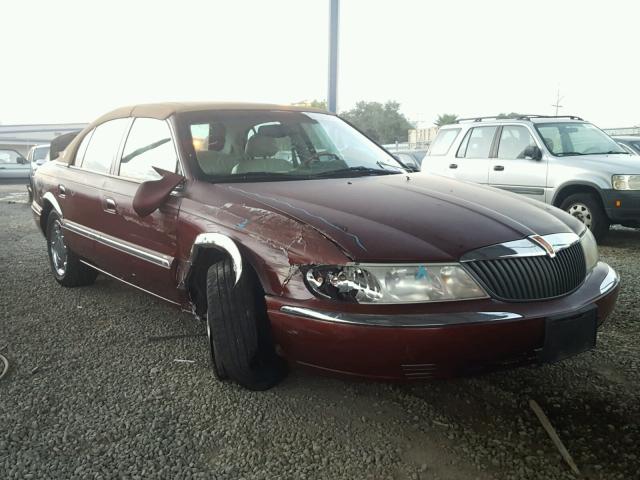 1LNHM97V6YY857350 - 2000 LINCOLN CONTINENTA MAROON photo 1