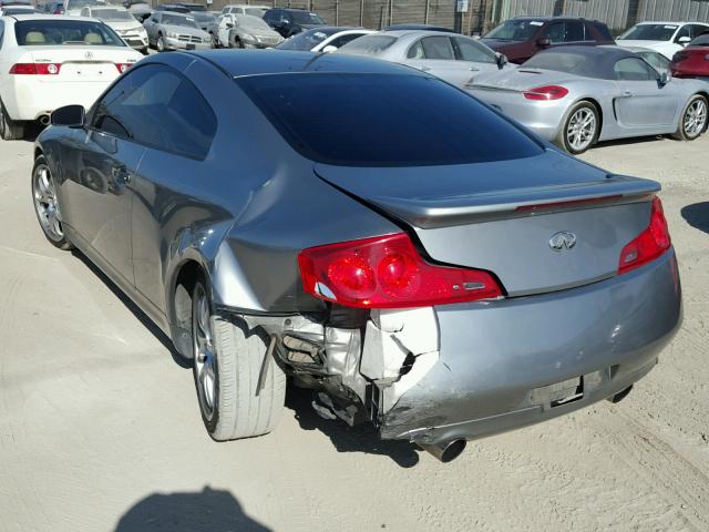 JNKCV54E86M714458 - 2006 INFINITI G35 GRAY photo 3