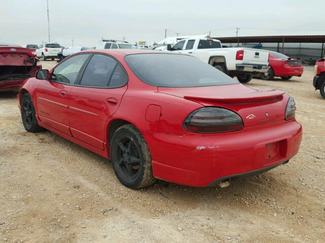 1G2WP52K93F135047 - 2003 PONTIAC GRAND PRIX RED photo 3