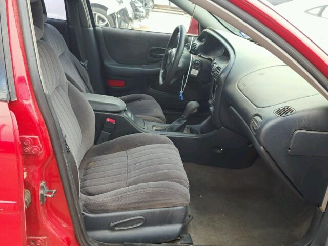 1G2WP52K93F135047 - 2003 PONTIAC GRAND PRIX RED photo 5