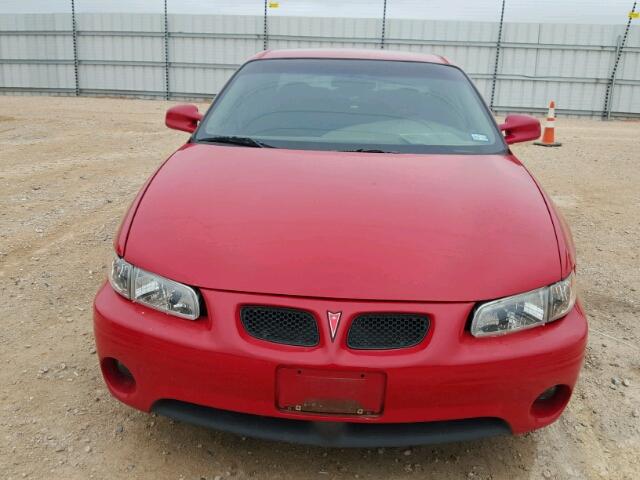 1G2WP52K93F135047 - 2003 PONTIAC GRAND PRIX RED photo 9