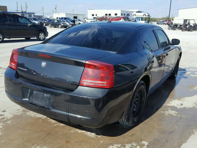 2B3KA43G77H866663 - 2007 DODGE CHARGER SE BLACK photo 4