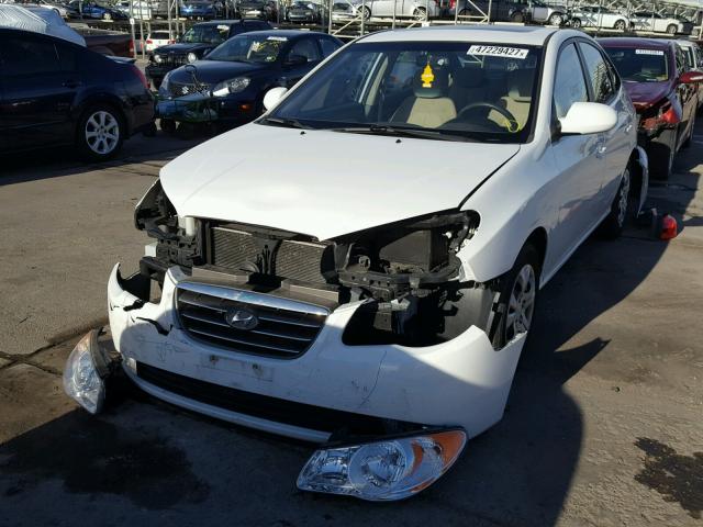 KMHDU46D39U731322 - 2009 HYUNDAI ELANTRA GL YELLOW photo 2