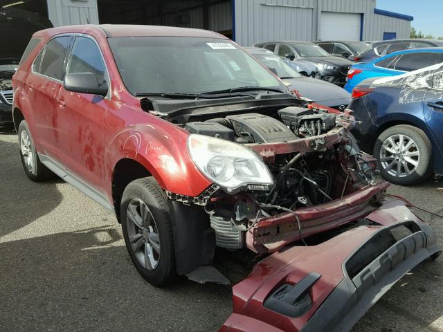 2CNALBEW1A6379518 - 2010 CHEVROLET EQUINOX LS BURGUNDY photo 1