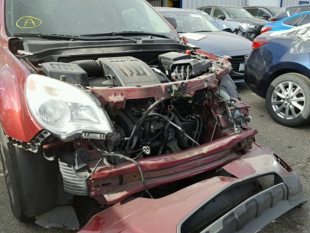 2CNALBEW1A6379518 - 2010 CHEVROLET EQUINOX LS BURGUNDY photo 9