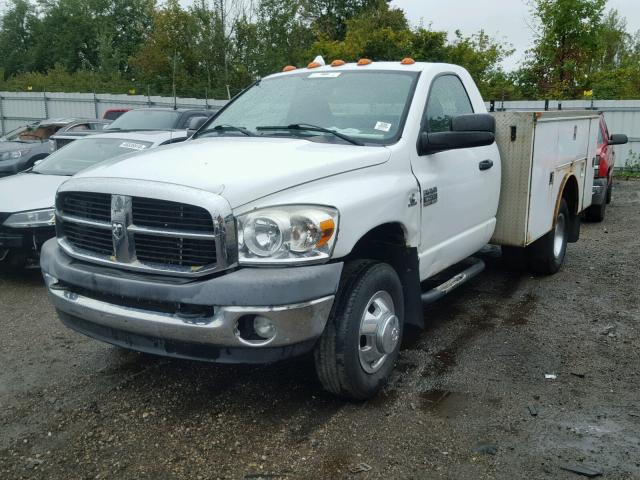 3D6WG46A97G768881 - 2007 DODGE RAM 3500 S WHITE photo 2