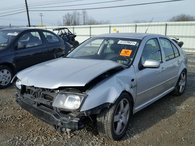 3VWSE69M34M055691 - 2004 VOLKSWAGEN JETTA GLS SILVER photo 2