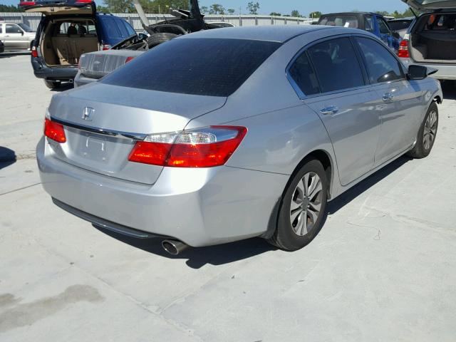 1HGCR2F39EA262859 - 2014 HONDA ACCORD LX SILVER photo 4