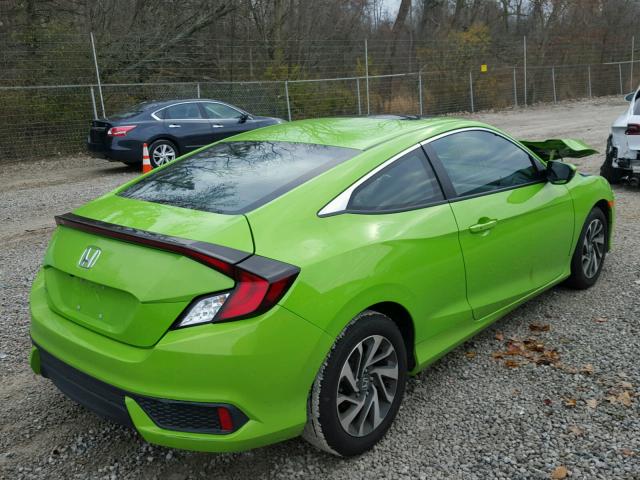 2HGFC4B08HH306362 - 2017 HONDA CIVIC LX GREEN photo 4