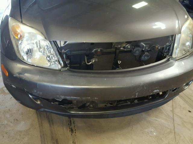 JTKKT624450105546 - 2005 TOYOTA SCION XA GRAY photo 9