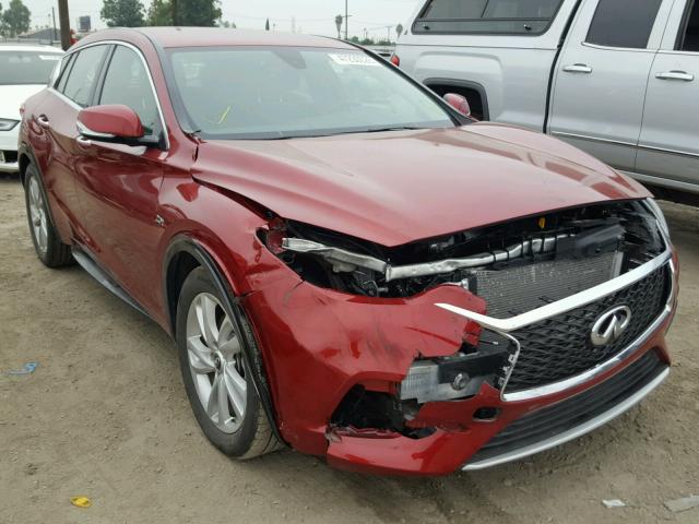 SJKCH5CP9JA059648 - 2018 INFINITI QX30 BASE RED photo 1