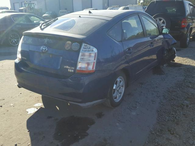 JTDKB20U687752306 - 2008 TOYOTA PRIUS BLUE photo 4