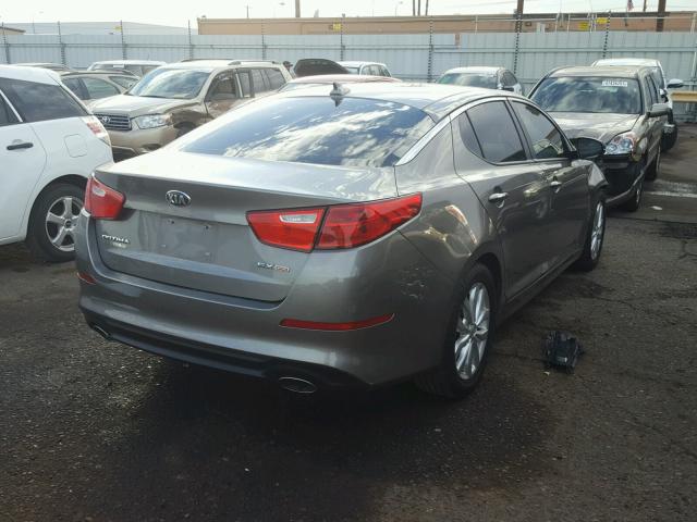 5XXGN4A79EG281935 - 2014 KIA OPTIMA EX CHARCOAL photo 4