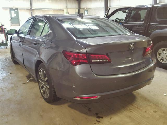 19UUB2F59HA004307 - 2017 ACURA TLX TECH ნაცრისფერი ფოტო 3